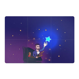 Магнитный плакат 3Х2 с принтом JONY Звезда в Петрозаводске, Полимерный материал с магнитным слоем | 6 деталей размером 9*9 см | jony | звезда | лали | певец | тыменяпленила | янея