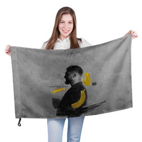 Флаг 3D с принтом love your voice в Петрозаводске, 100% полиэстер | плотность ткани — 95 г/м2, размер — 67 х 109 см. Принт наносится с одной стороны | jony | лали | певец | тыменяпленила | янея