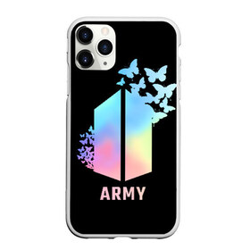 Чехол для iPhone 11 Pro Max матовый с принтом BTS ARMY в Петрозаводске, Силикон |  | Тематика изображения на принте: army | bangtan boys | beyond the scene | bts | k pop | kpop | love yourself | бтс | к поп