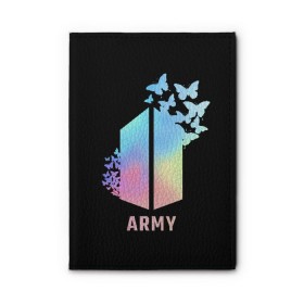 Обложка для автодокументов с принтом BTS ARMY в Петрозаводске, натуральная кожа |  размер 19,9*13 см; внутри 4 больших “конверта” для документов и один маленький отдел — туда идеально встанут права | Тематика изображения на принте: army | bangtan boys | beyond the scene | bts | k pop | kpop | love yourself | бтс | к поп