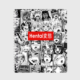 Тетрадь с принтом Японская анимация в Петрозаводске, 100% бумага | 48 листов, плотность листов — 60 г/м2, плотность картонной обложки — 250 г/м2. Листы скреплены сбоку удобной пружинной спиралью. Уголки страниц и обложки скругленные. Цвет линий — светло-серый
 | Тематика изображения на принте: ahegao | anime | black   white | cartoon | collage | comic | emotion | faces | girls | hieroglyphs | inscription | japanese | manga | mouth | open | аниме | девушки | иероглифы | коллаж | комикс | лица | мультфильм | надпись | 