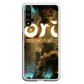 Чехол для Honor 20 с принтом Ori and the Blind Forest в Петрозаводске, Силикон | Область печати: задняя сторона чехла, без боковых панелей | Тематика изображения на принте: blind forest | ori | sein | белка | гумо | кошка | куро | лиса | нару | непроглядный лес | ори | платформер | птенец | сейн | сова