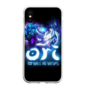 Чехол для iPhone XS Max матовый с принтом Ori and the Blind Forest в Петрозаводске, Силикон | Область печати: задняя сторона чехла, без боковых панелей | blind forest | ori | sein | белка | гумо | кошка | куро | лиса | нару | непроглядный лес | ори | платформер | птенец | сейн | сова