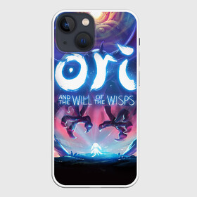 Чехол для iPhone 13 mini с принтом Ori and the Blind Forest в Петрозаводске,  |  | Тематика изображения на принте: blind forest | ori | sein | белка | гумо | кошка | куро | лиса | нару | непроглядный лес | ори | платформер | птенец | сейн | сова