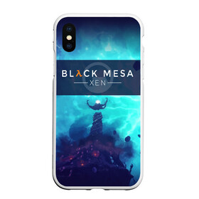 Чехол для iPhone XS Max матовый с принтом HALF-LIFE - Black Mesa XEN в Петрозаводске, Силикон | Область печати: задняя сторона чехла, без боковых панелей | black | counter | csgo | freeman | gordon | half | half life | halflife | lambda | life | logo | mesa | portal | strike | xen | гордон | контр | лайф | лого | портал | символ | страйк | фримен | халф | халф лайф | халфлайф