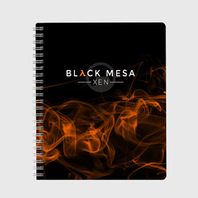 Тетрадь с принтом HALF-LIFE - Black Mesa XEN в Петрозаводске, 100% бумага | 48 листов, плотность листов — 60 г/м2, плотность картонной обложки — 250 г/м2. Листы скреплены сбоку удобной пружинной спиралью. Уголки страниц и обложки скругленные. Цвет линий — светло-серый
 | black | counter | csgo | freeman | gordon | half | half life | halflife | lambda | life | logo | mesa | portal | strike | xen | гордон | контр | лайф | лого | портал | символ | страйк | фримен | халф | халф лайф | халфлайф