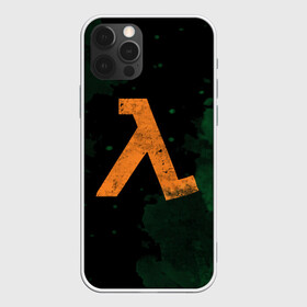 Чехол для iPhone 12 Pro с принтом HALF-LIFE - Lambda в Петрозаводске, силикон | область печати: задняя сторона чехла, без боковых панелей | black | counter | csgo | freeman | gordon | half | half life | halflife | lambda | life | logo | mesa | portal | strike | xen | гордон | контр | лайф | лого | портал | символ | страйк | фримен | халф | халф лайф | халфлайф