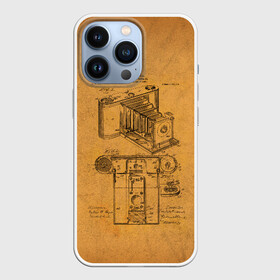 Чехол для iPhone 13 Pro с принтом Photographic Camera Patent в Петрозаводске,  |  | patent | идея | история | камера | патент | разработка | фотик | фотоаппарат | фотограф | чертеж | чертежи