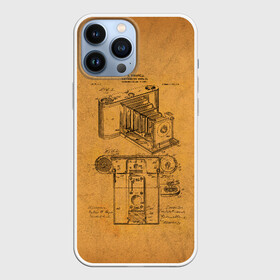 Чехол для iPhone 13 Pro Max с принтом Photographic Camera Patent в Петрозаводске,  |  | patent | идея | история | камера | патент | разработка | фотик | фотоаппарат | фотограф | чертеж | чертежи