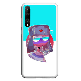 Чехол для Honor P30 с принтом CountryHumans - Россия в Петрозаводске, Силикон | Область печати: задняя сторона чехла, без боковых панелей | balls | country | countryballs | countryhumans | fandom | flag | flags | humans | russia | ussr | болз | кантри | кантриболз | кантрихуманс | россия | ссср | страна | страны | флаг | флаги | фэндом | хуманс | хьюманс