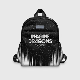 Детский рюкзак 3D с принтом IMAGINE DRAGONS в Петрозаводске, 100% полиэстер | лямки с регулируемой длиной, сверху петелька, чтобы рюкзак можно было повесить на вешалку. Основное отделение закрывается на молнию, как и внешний карман. Внутри дополнительный карман. По бокам два дополнительных кармашка | Тематика изображения на принте: evolve | id | imagine dragons | драконы | ид