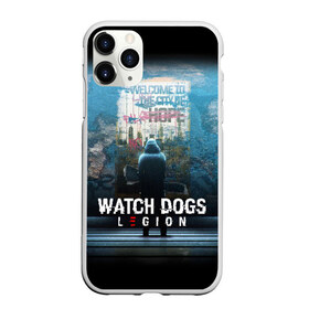 Чехол для iPhone 11 Pro Max матовый с принтом WATCH DOGS LEGION в Петрозаводске, Силикон |  | ded sec | fox | hacker | legion | watch dogs | watch dogs 2 | watch dogs legion | легион | хакер
