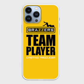 Чехол для iPhone 13 Pro Max с принтом Brazzers Team player в Петрозаводске,  |  | adults | brazzers | casting | emblem | films | girl | inscription | logo | player | producer | silhouette | studio | team | девушка | игрок | кастинг | командный | логотип | надпись | продюсер | силуэт | студия | фильмы | эмблема