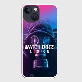 Чехол для iPhone 13 mini с принтом WATCH DOGS LEGION в Петрозаводске,  |  | ded sec | fox | hacker | legion | watch dogs | watch dogs 2 | watch dogs legion | легион | хакер