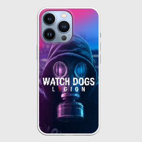 Чехол для iPhone 13 Pro с принтом WATCH DOGS LEGION в Петрозаводске,  |  | Тематика изображения на принте: ded sec | fox | hacker | legion | watch dogs | watch dogs 2 | watch dogs legion | легион | хакер