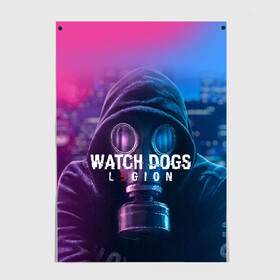 Постер с принтом WATCH DOGS LEGION в Петрозаводске, 100% бумага
 | бумага, плотность 150 мг. Матовая, но за счет высокого коэффициента гладкости имеет небольшой блеск и дает на свету блики, но в отличии от глянцевой бумаги не покрыта лаком | ded sec | fox | hacker | legion | watch dogs | watch dogs 2 | watch dogs legion | легион | хакер
