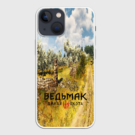 Чехол для iPhone 13 mini с принтом ВЕДЬМАК:ДИКАЯ ОХОТА в Петрозаводске,  |  | cd projekt red | ciri | game | geralt | geralt of rivia | gwynbleidd | the witcher | the witcher 3: wild hunt | ведьмак | ведьмак 3: дикая охота | геральт | геральт из ривии | цири | цирилла