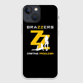 Чехол для iPhone 13 mini с принтом Brazzers Casting producer в Петрозаводске,  |  | adults | brazzers | casting | girls | inscription | logo | movies | producer | silhouette | studio | девушки | кастинг | логотип | надпись | продюсер | силуэт | студия | фильмы