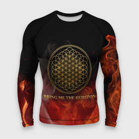 Мужской рашгард 3D с принтом BRING ME THE HORIZON в Петрозаводске,  |  | bmth | bring me the horizon