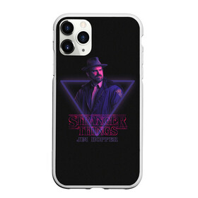 Чехол для iPhone 11 Pro матовый с принтом Jim Hopper в Петрозаводске, Силикон |  | eleven | film | jim hopper | movie | retrowave | stranger things | джим хоппер | кино | оди | очень странные дела | ретровейв | сериалы | фильмы