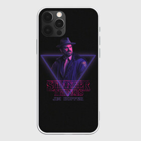 Чехол для iPhone 12 Pro Max с принтом Jim Hopper в Петрозаводске, Силикон |  | eleven | film | jim hopper | movie | retrowave | stranger things | джим хоппер | кино | оди | очень странные дела | ретровейв | сериалы | фильмы