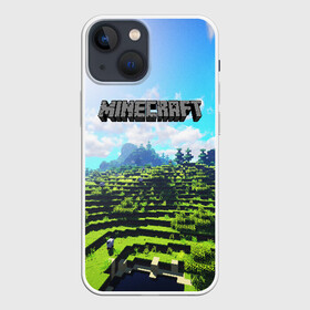 Чехол для iPhone 13 mini с принтом MINECRAFT в Петрозаводске,  |  | craft | creeper | dungeon | dungeons | earth | game | logo | mine | minecraft | mobile | online | дунгеонс | земля | зомби | игра | крипер | лого | майкрафт | майнкрафт | мобайл | онлайн | подземелье | подземелья