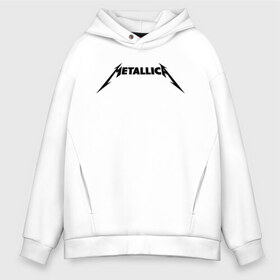 Мужское худи Oversize хлопок с принтом METALLICA в Петрозаводске, френч-терри — 70% хлопок, 30% полиэстер. Мягкий теплый начес внутри —100% хлопок | боковые карманы, эластичные манжеты и нижняя кромка, капюшон на магнитной кнопке | metallica | metallica logo | rock | метал группа | металл | металлика логотип | музыка | рок | трэш метал | хеви метал