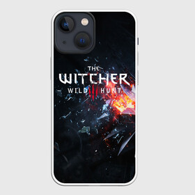 Чехол для iPhone 13 mini с принтом THE WITCHER 3 в Петрозаводске,  |  | cd projekt red | ciri | game | geralt | geralt of rivia | gwynbleidd | the witcher | the witcher 3: wild hunt | ведьмак | ведьмак 3: дикая охота | геральт | геральт из ривии | цири | цирилла