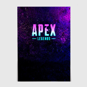 Постер с принтом Apex Legends. Neon logo в Петрозаводске, 100% бумага
 | бумага, плотность 150 мг. Матовая, но за счет высокого коэффициента гладкости имеет небольшой блеск и дает на свету блики, но в отличии от глянцевой бумаги не покрыта лаком | apex | apex legends | bangalor | bloodhound | caustic | crypto | gibraltar | legends | lifeline | logo | mirage | neon | pathfinder | titanfall | watson | wraith | апекс | неон