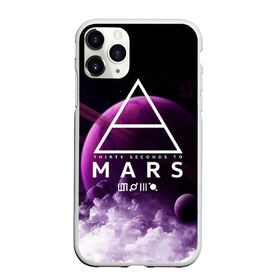 Чехол для iPhone 11 Pro матовый с принтом 30 SECONDS TO MARS в Петрозаводске, Силикон |  | 30 seconds to mars | 30 секунд до марса | джаред лето