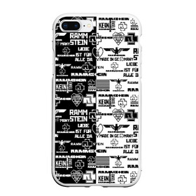 Чехол для iPhone 7Plus/8 Plus матовый с принтом RAMMSTEIN в Петрозаводске, Силикон | Область печати: задняя сторона чехла, без боковых панелей | metallica | rammstein | rock | металл | музыка | раммштайн | рок