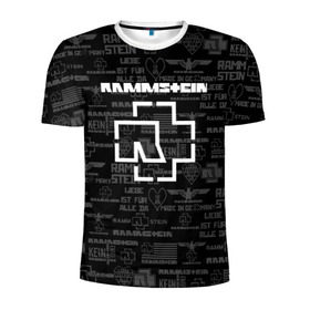 Мужская футболка 3D спортивная с принтом RAMMSTEIN в Петрозаводске, 100% полиэстер с улучшенными характеристиками | приталенный силуэт, круглая горловина, широкие плечи, сужается к линии бедра | metallica | rammstein | rock | металл | музыка | раммштайн | рок