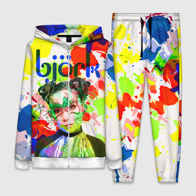 Женский костюм 3D с принтом Bjork в Петрозаводске,  |  | art pop | avant garde | biork | bjork | electronica | experimental | авантгард | арт поп | бьёрк | бьйорк | бьорк | вокал | краски | радуга | цвета | электронтка