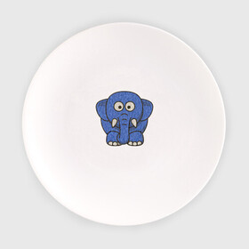 Тарелка с принтом Голубой слоник в Петрозаводске, фарфор | диаметр - 210 мм
диаметр для нанесения принта - 120 мм | Тематика изображения на принте: животные | мамонт | маугли | персонаж | природа | слон | слоник