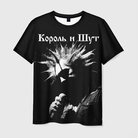 Мужская футболка 3D с принтом Король и Шут + Анархия (спина) в Петрозаводске, 100% полиэфир | прямой крой, круглый вырез горловины, длина до линии бедер | киш | король и шут | михаил горшенев