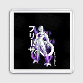 Магнит 55*55 с принтом Frieza (JAP_STYLE) в Петрозаводске, Пластик | Размер: 65*65 мм; Размер печати: 55*55 мм | anime | ball | dragon | dragon ball | manga | son goku | аниме | дракон | жемчуг | жемчуг дракона | манга | мяч | сон гоку