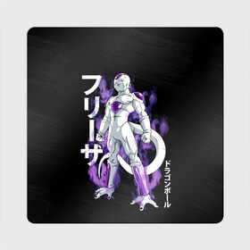 Магнит виниловый Квадрат с принтом Frieza (JAP_STYLE) в Петрозаводске, полимерный материал с магнитным слоем | размер 9*9 см, закругленные углы | anime | ball | dragon | dragon ball | manga | son goku | аниме | дракон | жемчуг | жемчуг дракона | манга | мяч | сон гоку