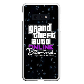 Чехол для Samsung S10E с принтом GTA 5 Online CASINO в Петрозаводске, Силикон | Область печати: задняя сторона чехла, без боковых панелей | auto | casino | diamond | grand | gta | gta5 | poker | rockstar | theft | алмаз | бриллиант | брильянт | гта | гта5 | казино | карты | покер | рокстар | рулетка | тревор