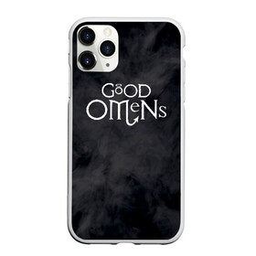 Чехол для iPhone 11 Pro матовый с принтом GOOD OMENS (КРЫЛЬЯ) в Петрозаводске, Силикон |  | good omens | благие знамения | терри пратчетт