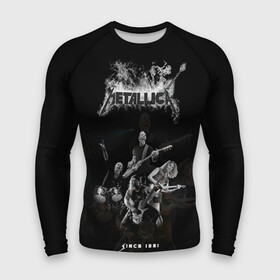 Мужской рашгард 3D с принтом Metallica в Петрозаводске,  |  | metalica | metallica | группа | джеймс хэтфилд | кирк хэмметт | ларс ульрих | метал | металика | металлика | миталика | музыка | роберт трухильо | рок | трэш | трэшметал | хард | хеви
