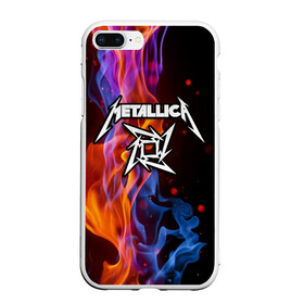 Чехол для iPhone 7Plus/8 Plus матовый с принтом Metallica в Петрозаводске, Силикон | Область печати: задняя сторона чехла, без боковых панелей | metalica | metallica | группа | джеймс хэтфилд | кирк хэмметт | ларс ульрих | метал | металика | металлика | миталика | музыка | роберт трухильо | рок | трэш | трэшметал | хард | хеви