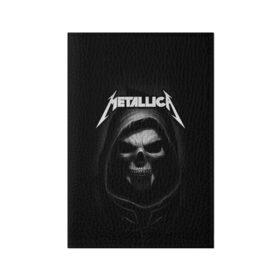 Обложка для паспорта матовая кожа с принтом Metallica в Петрозаводске, натуральная матовая кожа | размер 19,3 х 13,7 см; прозрачные пластиковые крепления | Тематика изображения на принте: metalica | metallica | группа | джеймс хэтфилд | кирк хэмметт | ларс ульрих | метал | металика | металлика | миталика | музыка | роберт трухильо | рок | трэш | трэшметал | хард | хеви