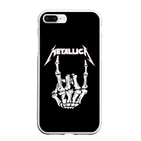 Чехол для iPhone 7Plus/8 Plus матовый с принтом Metallica в Петрозаводске, Силикон | Область печати: задняя сторона чехла, без боковых панелей | metalica | metallica | группа | джеймс хэтфилд | кирк хэмметт | ларс ульрих | метал | металика | металлика | миталика | музыка | роберт трухильо | рок | трэш | трэшметал | хард | хеви