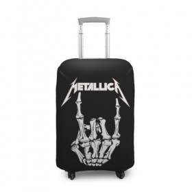 Чехол для чемодана 3D с принтом Metallica в Петрозаводске, 86% полиэфир, 14% спандекс | двустороннее нанесение принта, прорези для ручек и колес | metalica | metallica | группа | джеймс хэтфилд | кирк хэмметт | ларс ульрих | метал | металика | металлика | миталика | музыка | роберт трухильо | рок | трэш | трэшметал | хард | хеви