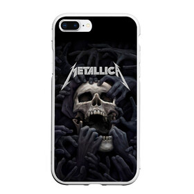 Чехол для iPhone 7Plus/8 Plus матовый с принтом Metallica в Петрозаводске, Силикон | Область печати: задняя сторона чехла, без боковых панелей | metalica | metallica | группа | джеймс хэтфилд | кирк хэмметт | ларс ульрих | метал | металика | металлика | миталика | музыка | роберт трухильо | рок | трэш | трэшметал | хард | хеви