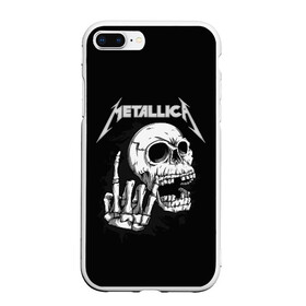 Чехол для iPhone 7Plus/8 Plus матовый с принтом Metallica в Петрозаводске, Силикон | Область печати: задняя сторона чехла, без боковых панелей | metalica | metallica | группа | джеймс хэтфилд | кирк хэмметт | ларс ульрих | метал | металика | металлика | миталика | музыка | роберт трухильо | рок | трэш | трэшметал | хард | хеви