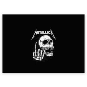 Поздравительная открытка с принтом Metallica в Петрозаводске, 100% бумага | плотность бумаги 280 г/м2, матовая, на обратной стороне линовка и место для марки
 | metalica | metallica | группа | джеймс хэтфилд | кирк хэмметт | ларс ульрих | метал | металика | металлика | миталика | музыка | роберт трухильо | рок | трэш | трэшметал | хард | хеви
