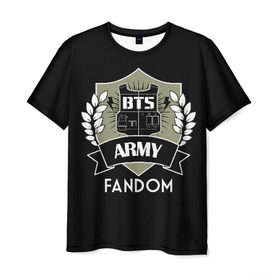 Мужская футболка 3D с принтом BTS Army Fandom в Петрозаводске, 100% полиэфир | прямой крой, круглый вырез горловины, длина до линии бедер | Тематика изображения на принте: army | bangtan boys | beyond the scene | boys | bts | chin | edm | emblem | fandom | fans | hieroglyphs | hip hop | jimin | k pop | logo | rainbow | rb | rm | south korean | армия | бойбенд | ви | джей хоуп | иероглифы | логотип | мальчики | радуга 
