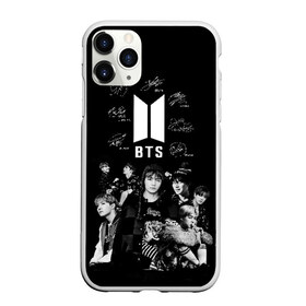 Чехол для iPhone 11 Pro матовый с принтом BTS в Петрозаводске, Силикон |  | autographs | bangtan boys | beyond the scene | boyband | boys | bts | chin | chonguk | edm | emblem | hip hop | jimin | jj hope | k pop | logo | rb | rm | shuga | south korean | wee | автографы | бойбенд | ви | джей хоуп | логотип | мальчики | сюга 