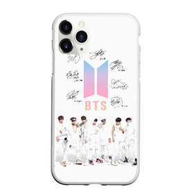 Чехол для iPhone 11 Pro матовый с принтом BTS в Петрозаводске, Силикон |  | autographs | bangtan boys | beyond the scene | boyband | boys | bts | chin | chonguk | edm | emblem | hip hop | jimin | jj hope | k pop | logo | rb | rm | shuga | south korean | wee | автографы | бойбенд | ви | джей хоуп | логотип | мальчики | сюга 